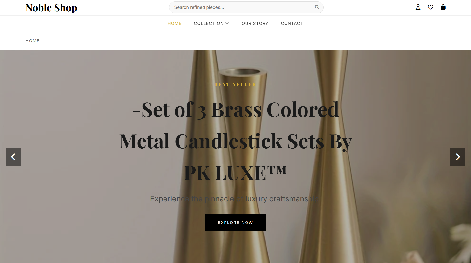 LuxeCommerce Store